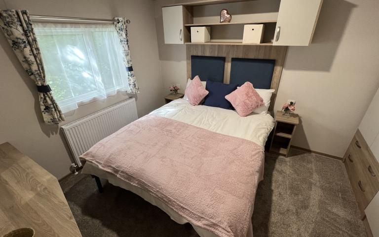 Master Bedroom in a Caravan Holiday Home