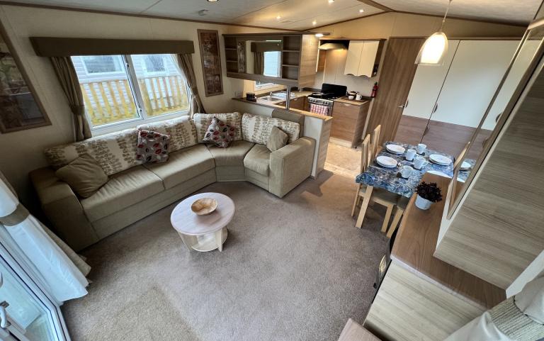 Open plan living room