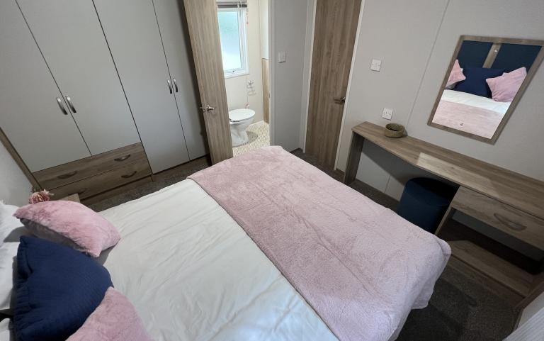Master Bedroom in a Caravan Holiday Home