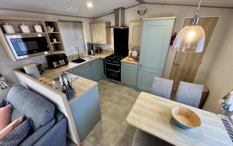 ABI Roecliffe dining area and kitchen space