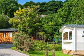 caravans for sale at River Valley Country Park in Cornwall