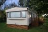 Exterior of static caravan